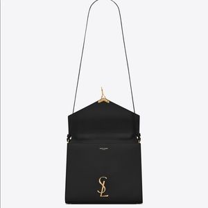 YSL Cassandra top handle bag in embossed leather